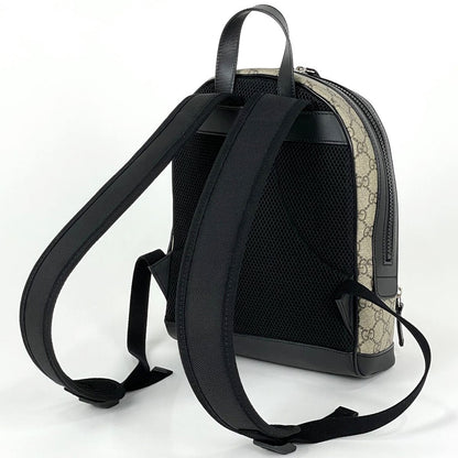 Gucci GG Pattern Backpack Supreme Beige Black — view 2