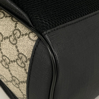 Gucci GG Pattern Backpack Supreme Beige Black — view 4
