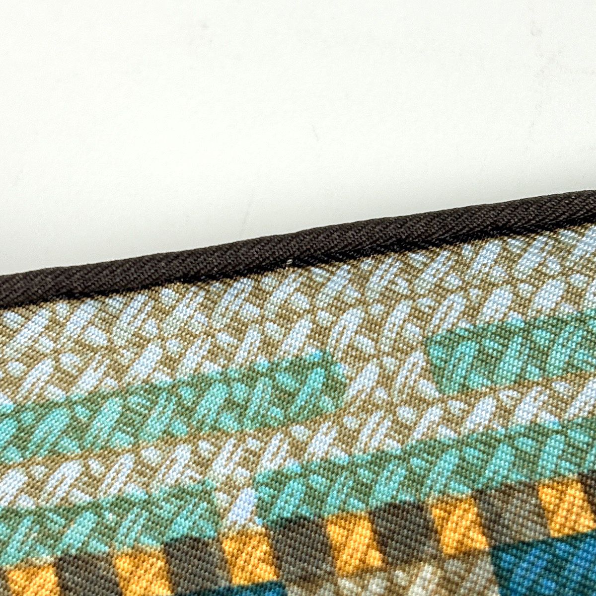 Hermes Carre 90 Super Silk Quest Scarf Blue Multicolor — view 3