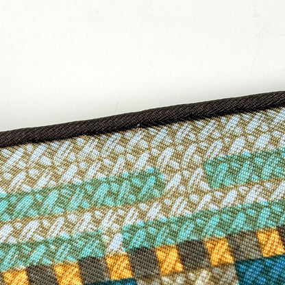 Hermes Carre 90 Super Silk Quest Scarf Blue Multicolor — view 3