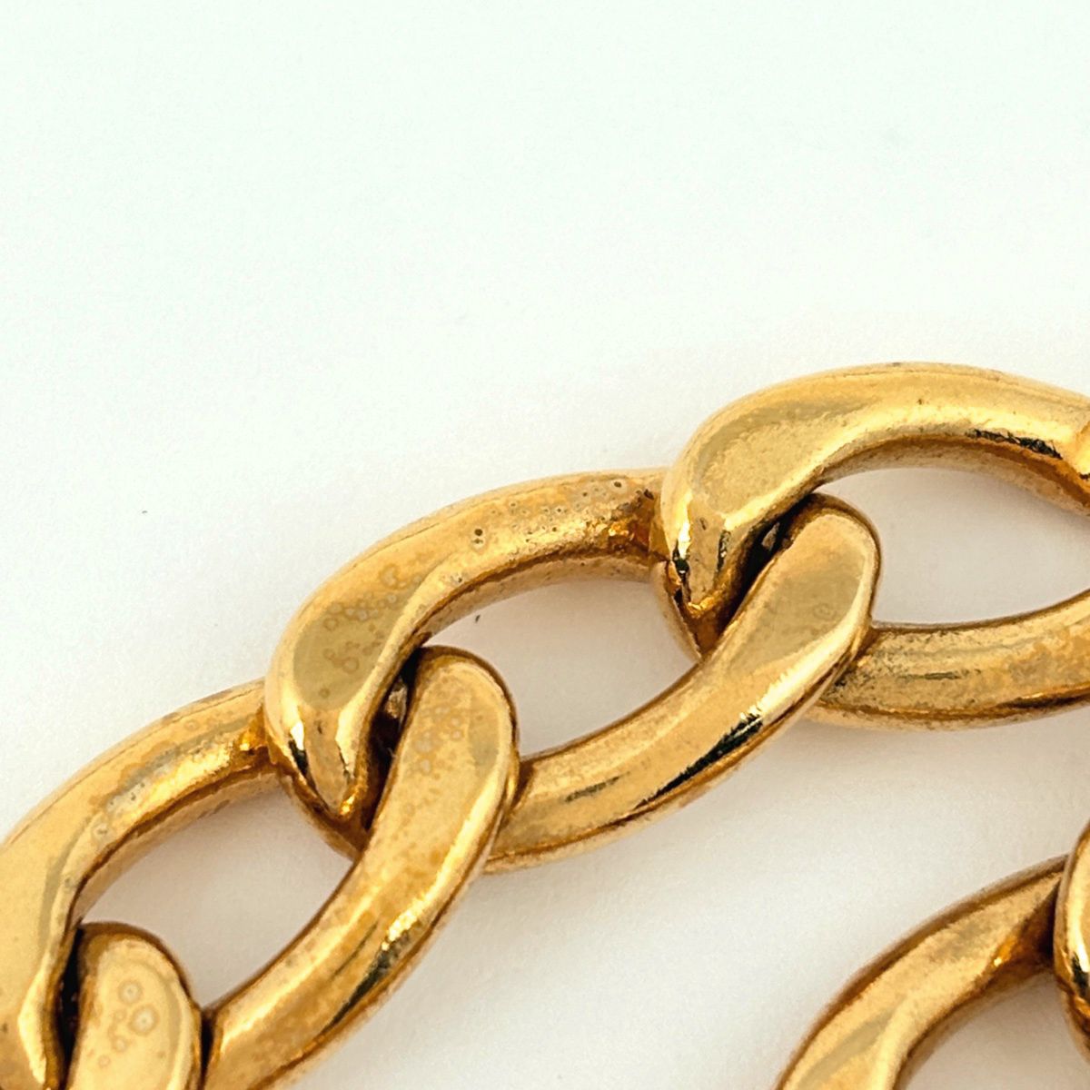 Chanel CC Logo Chain Belt Triple Strand Gold Plated — view 4