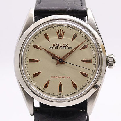 Rolex Oyster Perpetual Automatic Winding Ivory Dial Watch