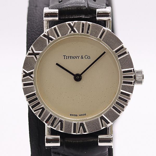 Tiffany & Co Atlas Quartz Silver Dial Watch