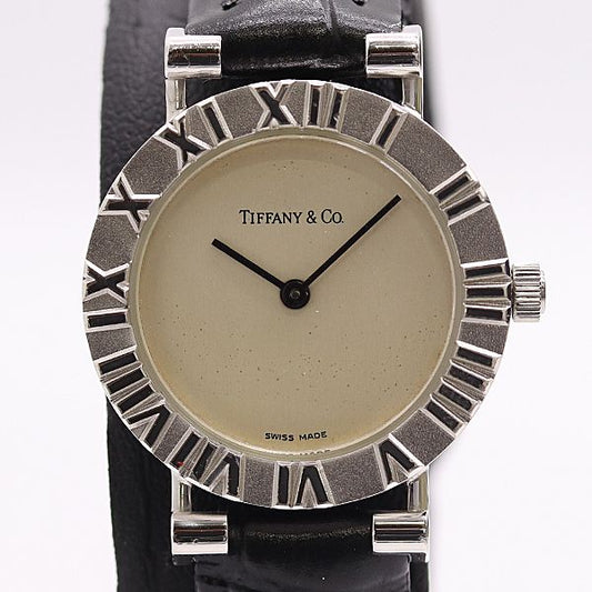 Tiffany & Co Atlas Quartz Silver Dial Watch