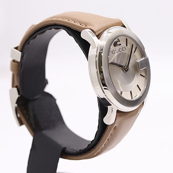 Gucci Round SS Quartz Silver Dial Watch — view 2