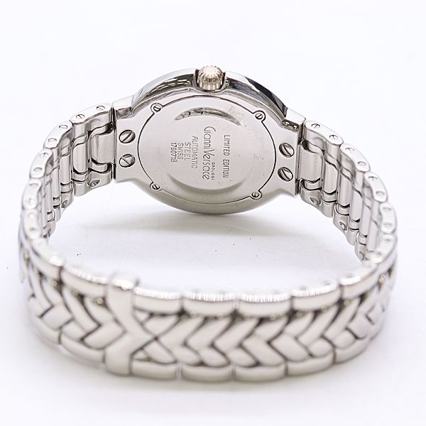 Versace Atelier Collection Automatic Winding Silver Black Dial Watch — view 4