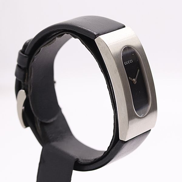Gucci Bangle Watch SS Quartz Black Dial — view 2