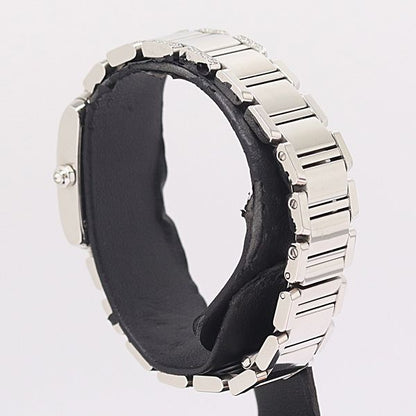 Cartier Tank Francaise SM Quartz Diamond Bezel Ivory Dial Watch — view 3
