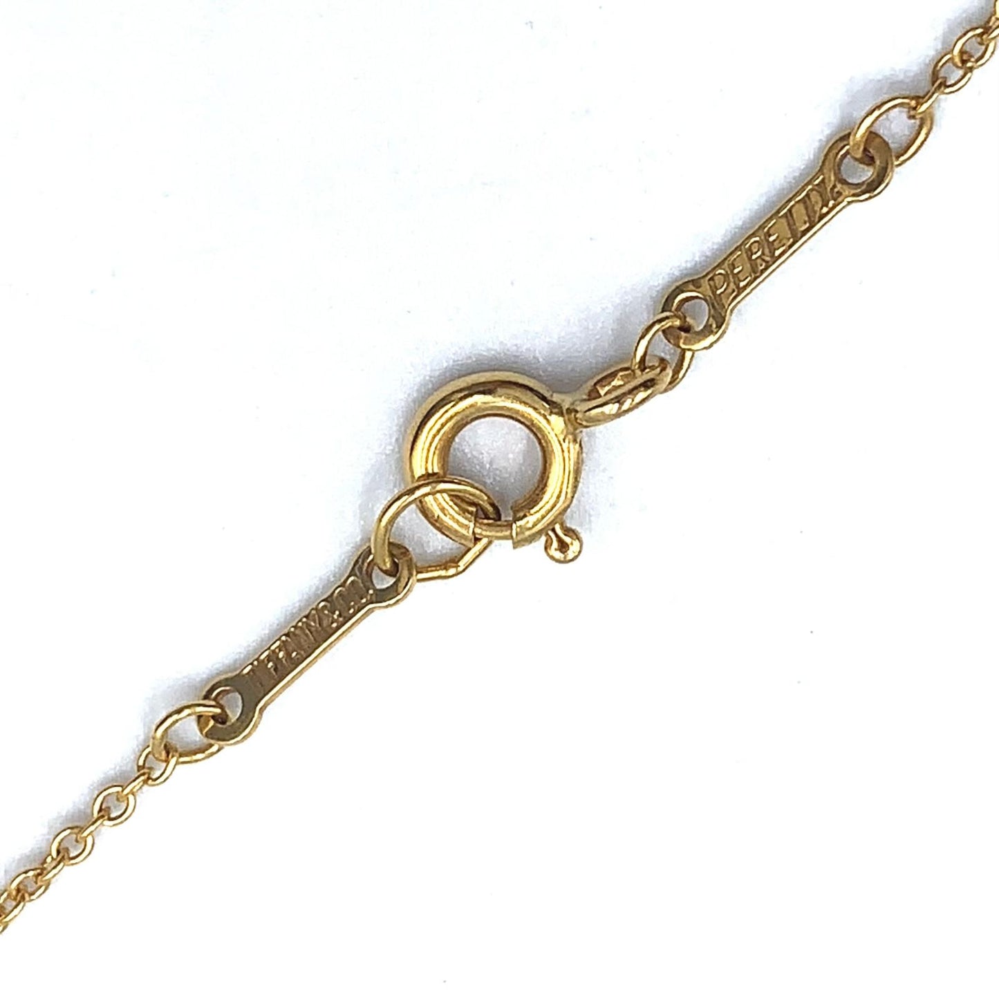 Tiffany & Co Diamond by the Yard Yellow Gold Clear Necklace — view 7