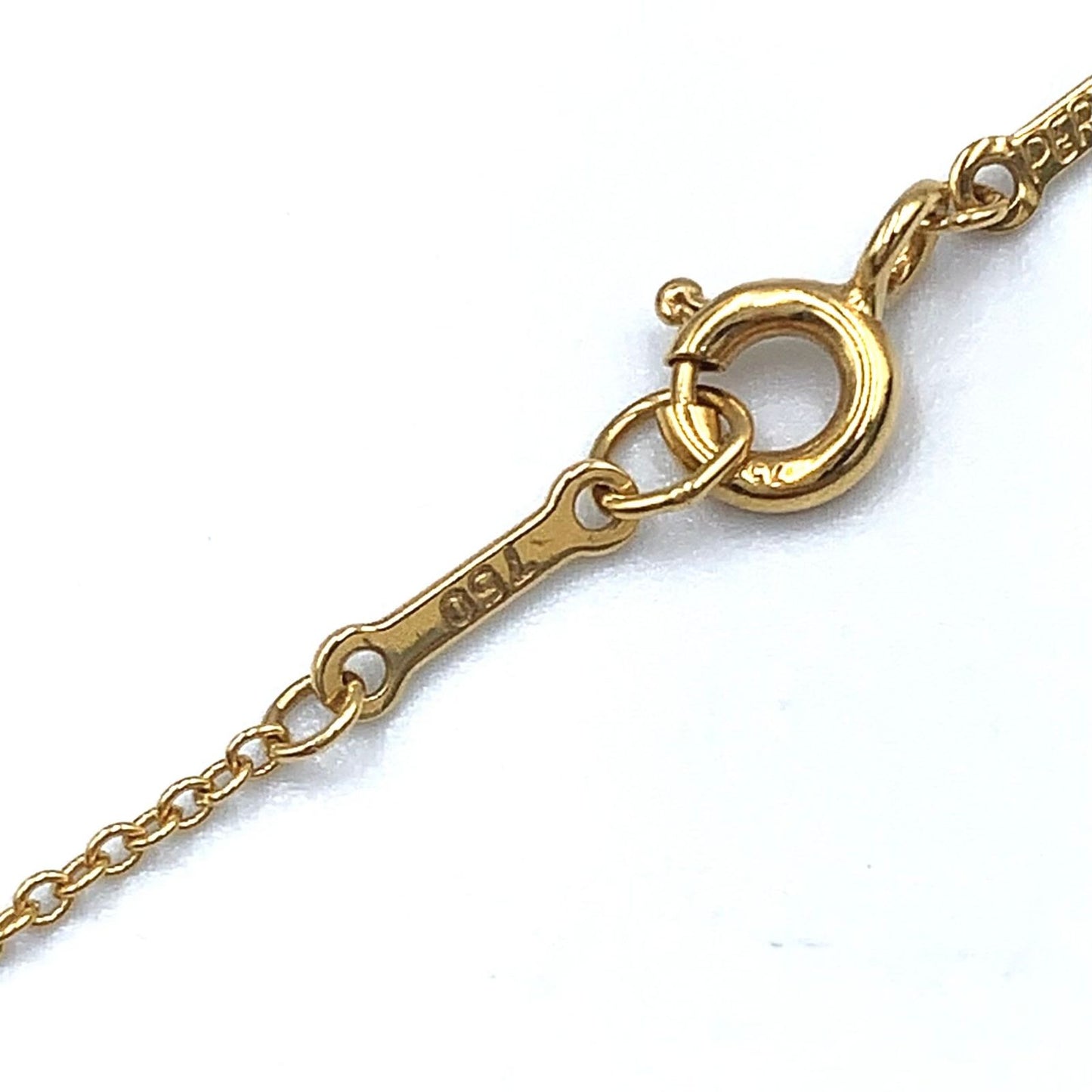 Tiffany & Co Diamond by the Yard Yellow Gold Clear Necklace — view 5