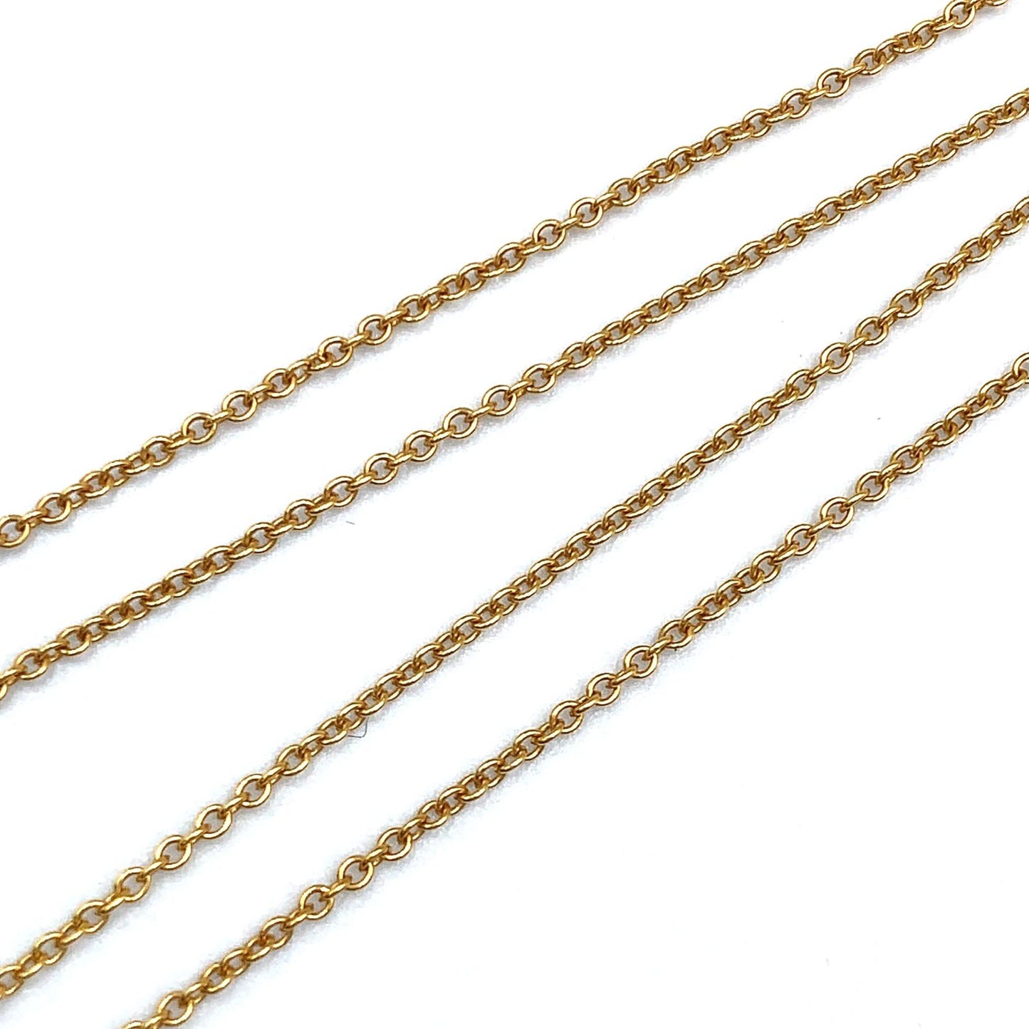 Tiffany & Co Diamond by the Yard Yellow Gold Clear Necklace — view 6