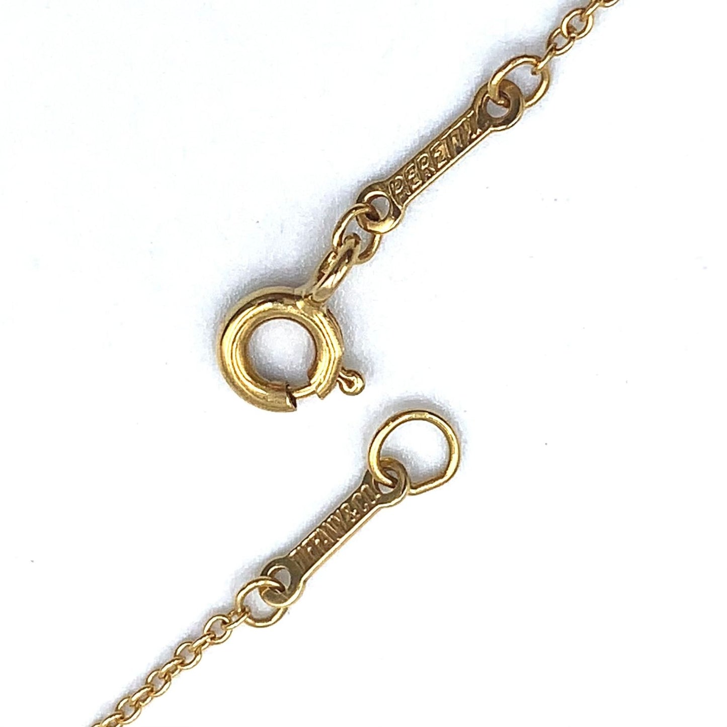 Tiffany & Co Diamond by the Yard Yellow Gold Clear Necklace — view 8