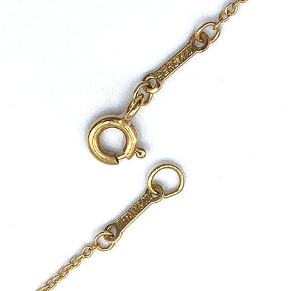 Tiffany & Co Diamond by the Yard Yellow Gold Clear Necklace — view 8