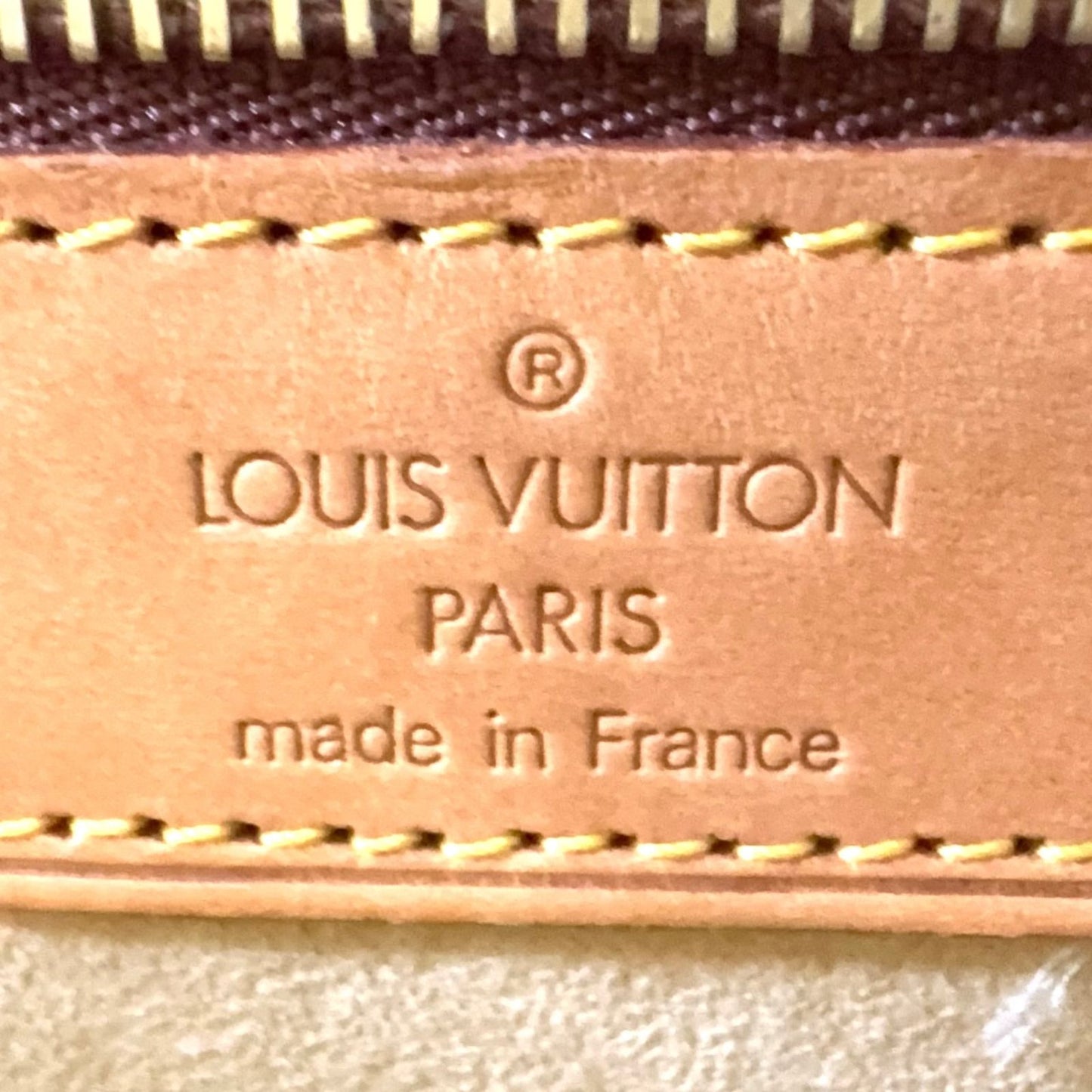 Louis Vuitton Babylon Monogram Leather Brown Light Tote Gold — view 4
