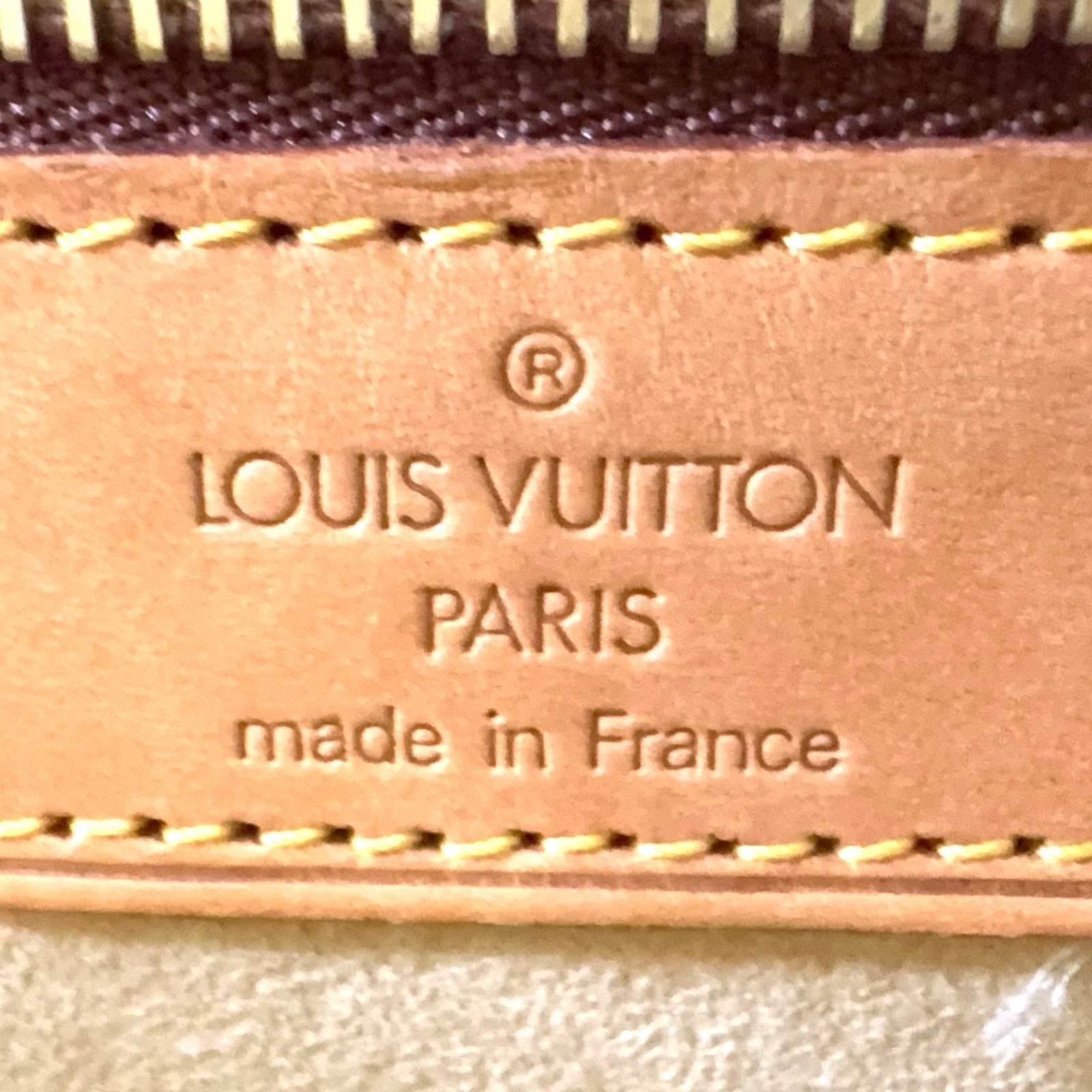 Louis Vuitton Babylon Monogram Leather Brown Light Tote Gold — view 4