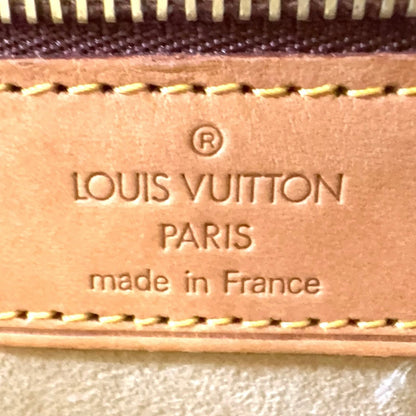 Louis Vuitton Babylon Monogram Leather Brown Light Tote Gold — view 4