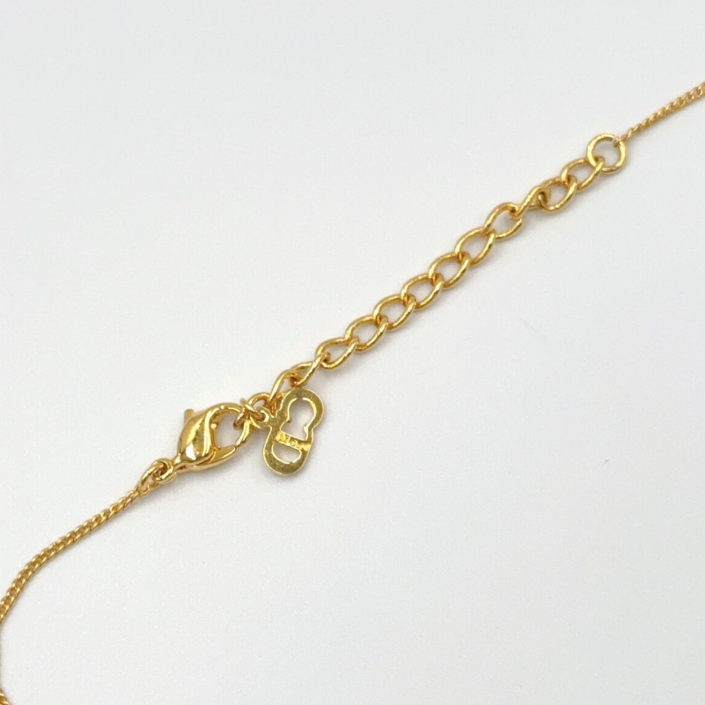 Dior CD Logo Gold Plated Necklace — view 7