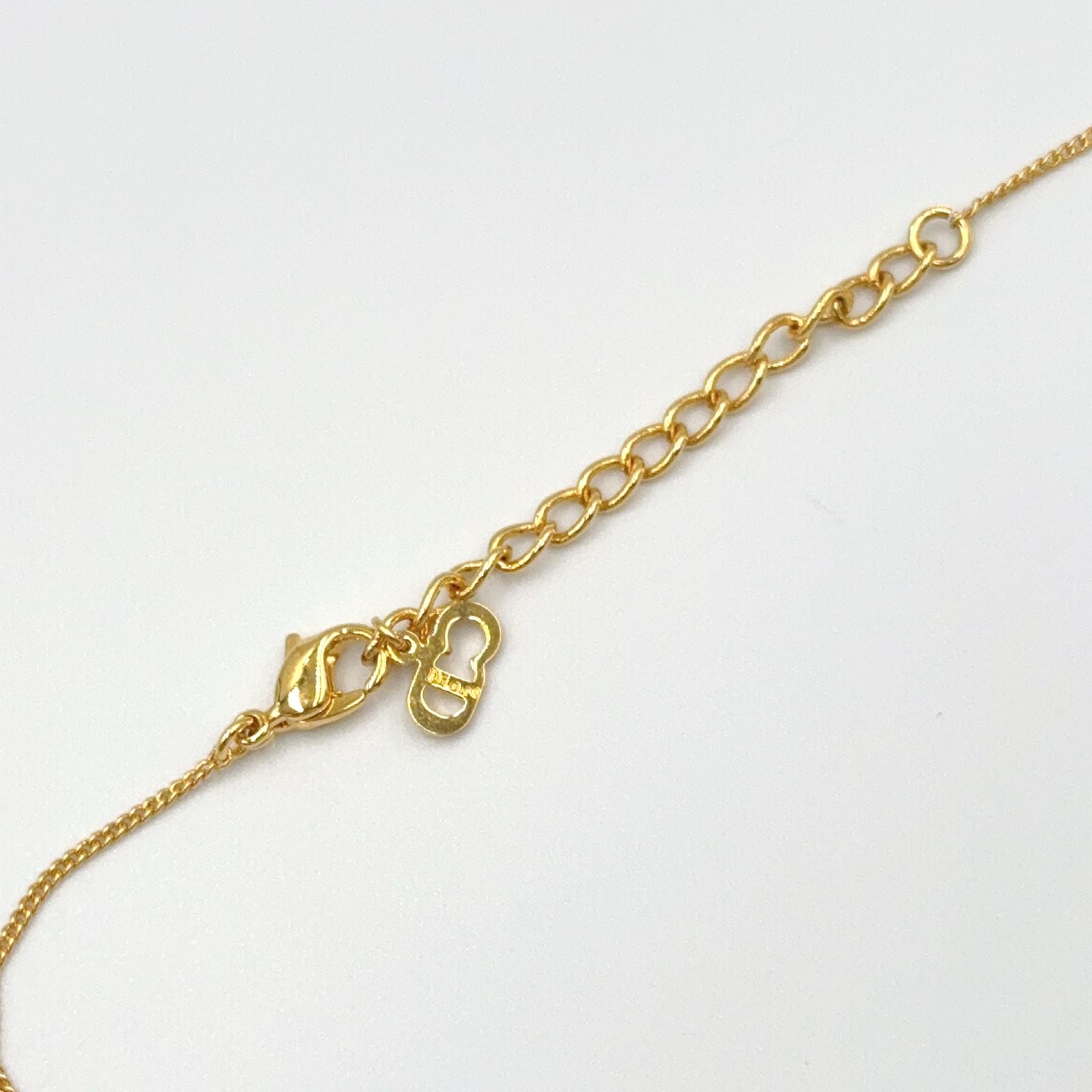 Dior CD Logo Gold Plated Necklace — view 7