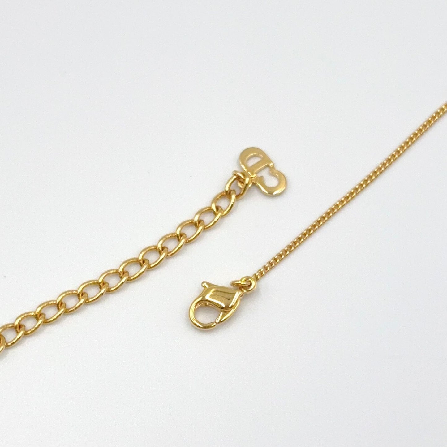 Dior CD Logo Gold Plated Necklace — view 8