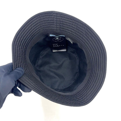 Prada Re-Nylon Black Hat Silver — view 6