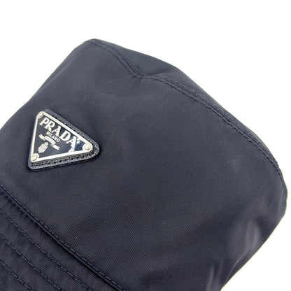 Prada Re-Nylon Black Hat Silver — view 9
