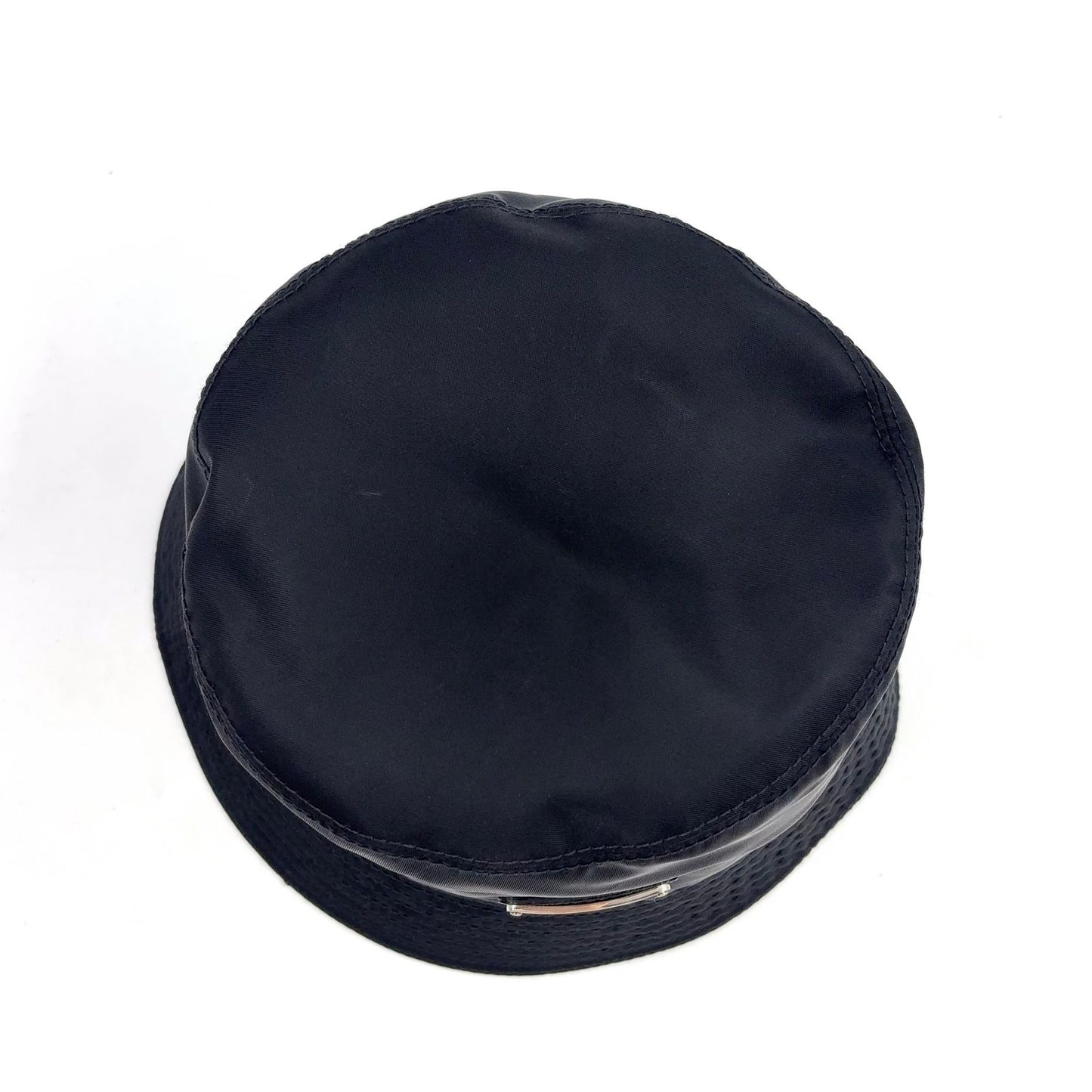 Prada Re-Nylon Black Hat Silver — view 3
