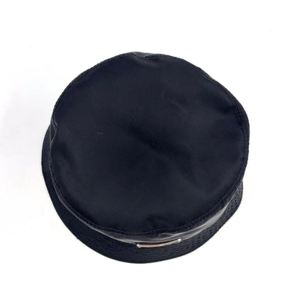 Prada Re-Nylon Black Hat Silver — view 3