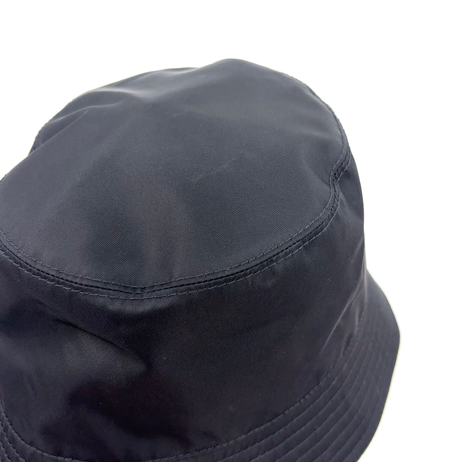 Prada Re-Nylon Black Hat Silver — view 8
