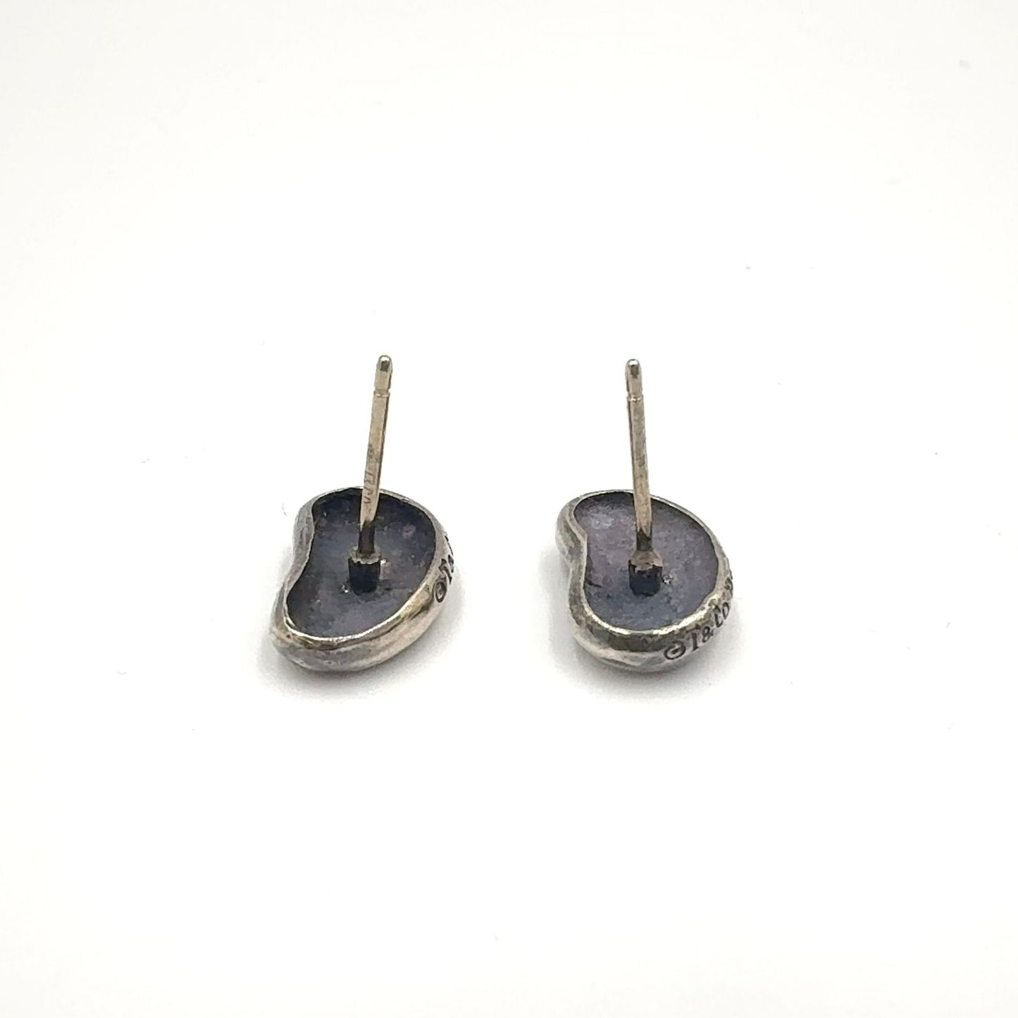 Tiffany & Co Bean Silver Earrings — view 6