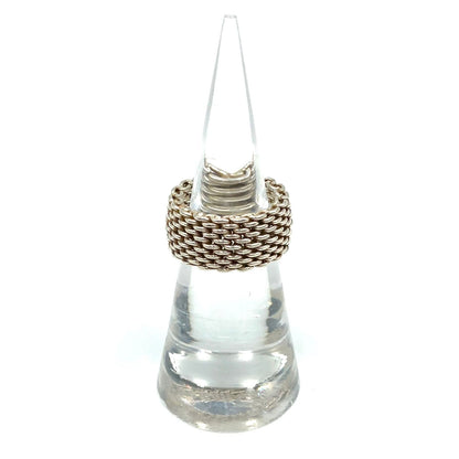 Tiffany & Co Somerset Mesh Silver Ring — view 4