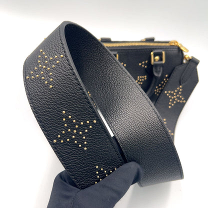 Louis Vuitton Nano Speedy Monogram Empreinte 2-Way Shoulder Leather Black — view 9