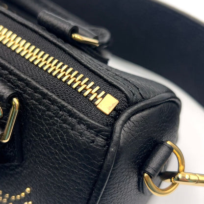 Louis Vuitton Nano Speedy Monogram Empreinte 2-Way Shoulder Leather Black — view 6