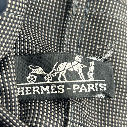 Hermes Her Line a Dos Canvas Dark Gray Backpack Silver — view 4