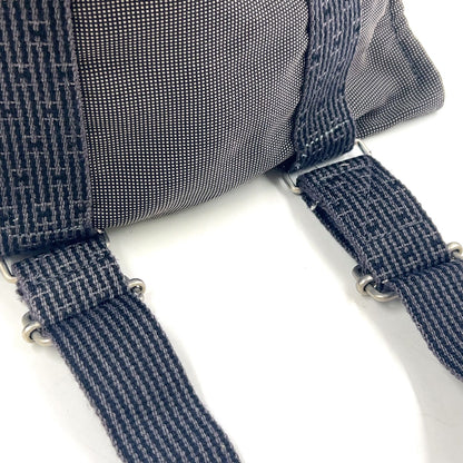 Hermes Her Line a Dos Canvas Dark Gray Backpack Silver — view 8
