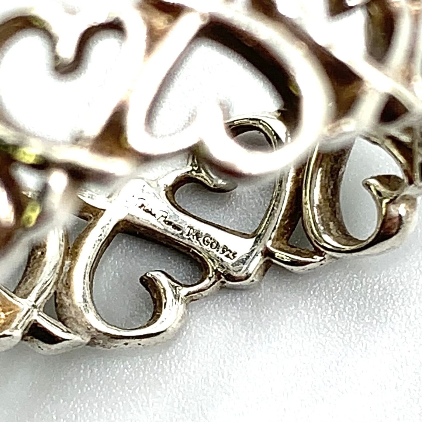 Tiffany & Co Paloma Picasso Loving Heart Band Silver Ring — view 4