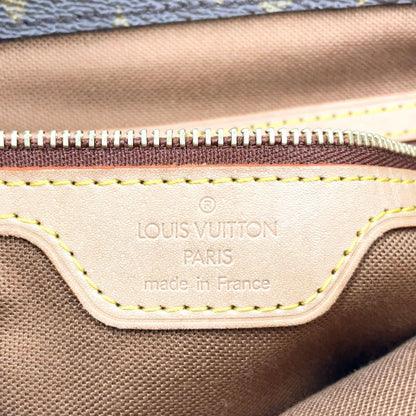 Louis Vuitton Cabas Piano Monogram Leather Brown Light Tote Gold — view 4