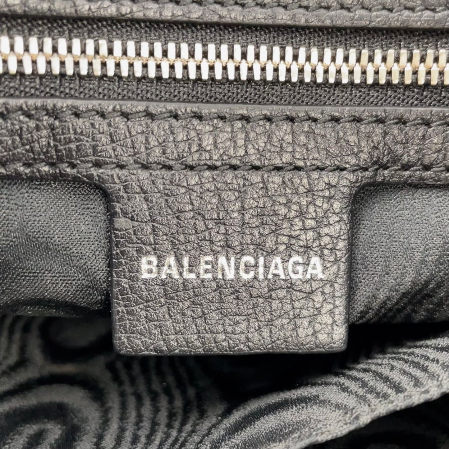 Gucci Jackie Leather Canvas Gray Black Multicolor Handbag Silver — view 4