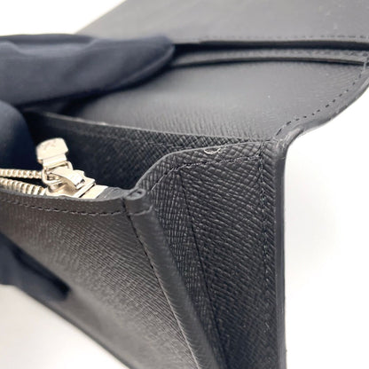 Louis Vuitton Portefeuille Brazza Epi Initial Leather Black Bifold Wallet Silver — view 7