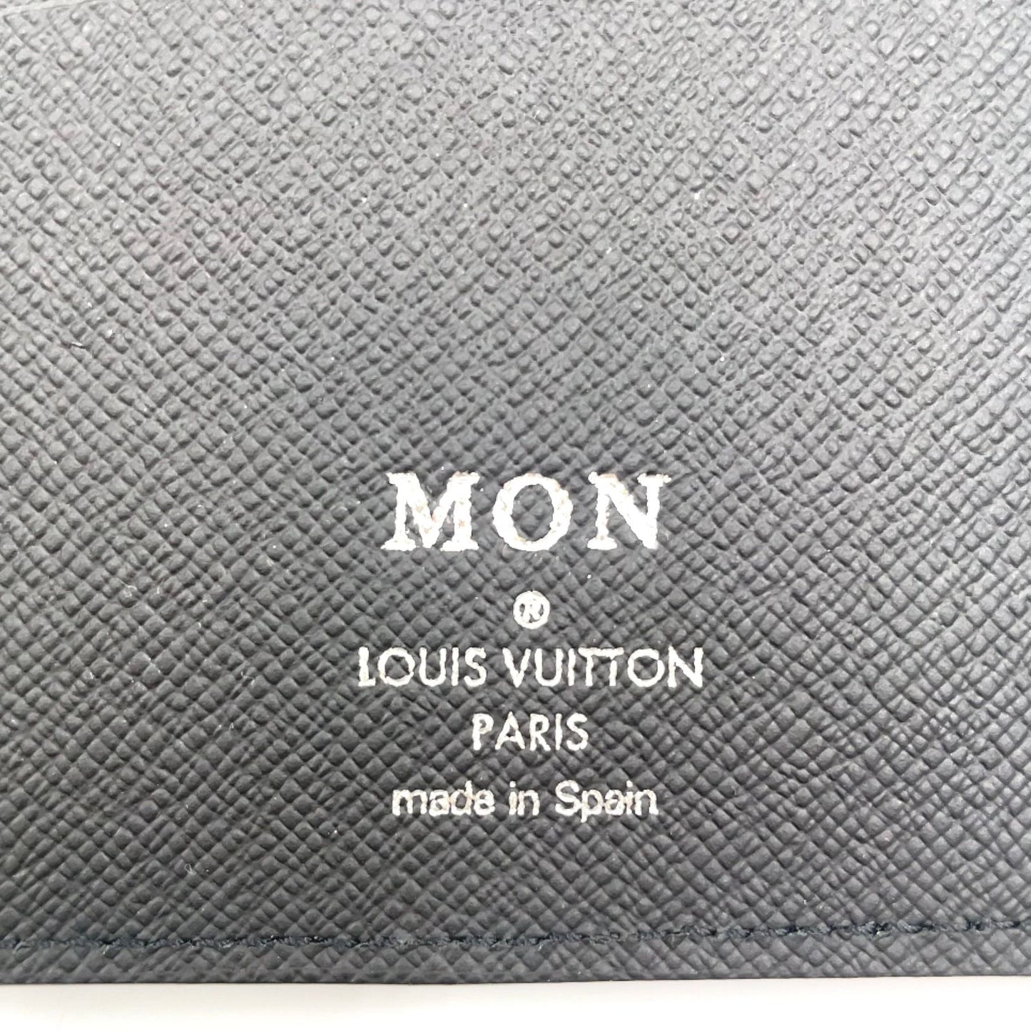Louis Vuitton Portefeuille Brazza Epi Initial Leather Black Bifold Wallet Silver — view 4