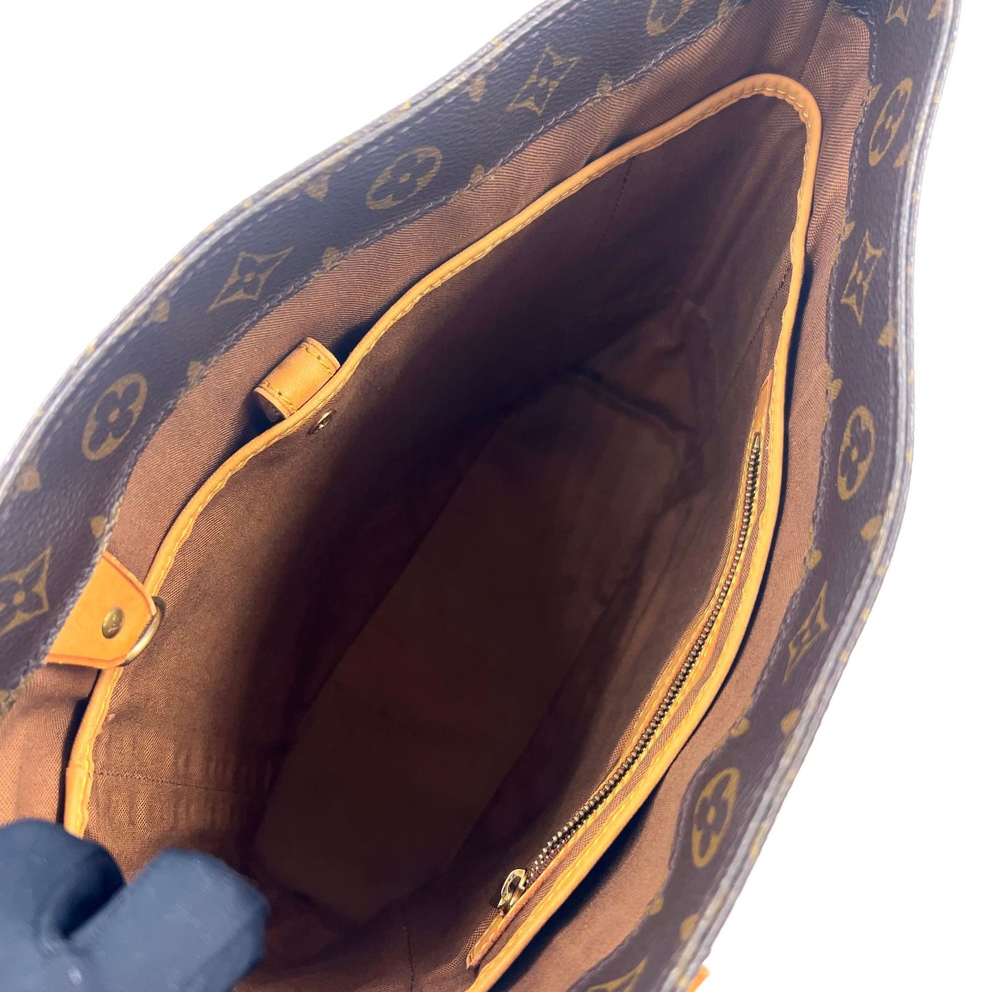 Louis Vuitton Vavin GM Monogram Leather Brown Tote Gold — view 3