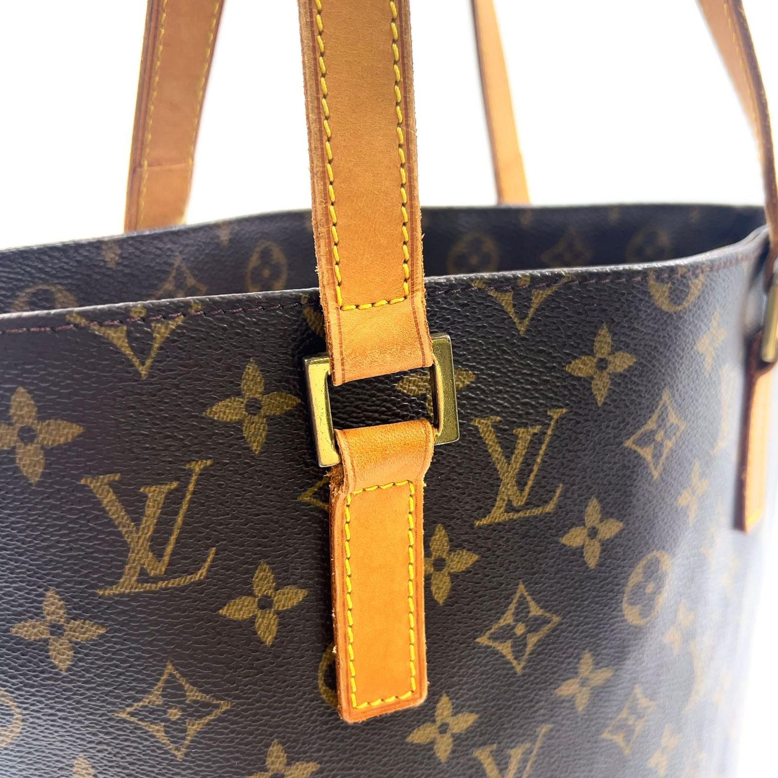 Louis Vuitton Vavin GM Monogram Leather Brown Tote Gold — view 7