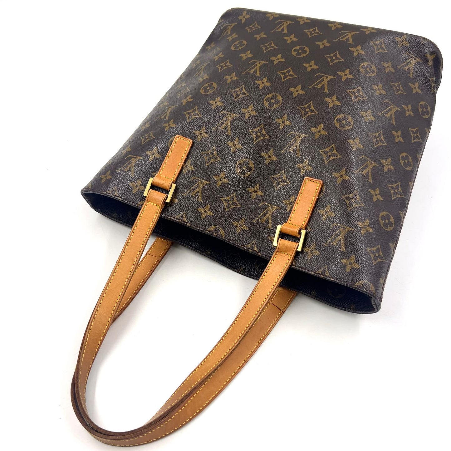 Louis Vuitton Vavin GM Monogram Leather Brown Tote Gold — view 5