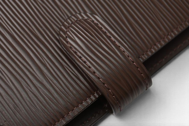 Louis Vuitton Notebook Cover Agenda PM Epi Mocha — view 5