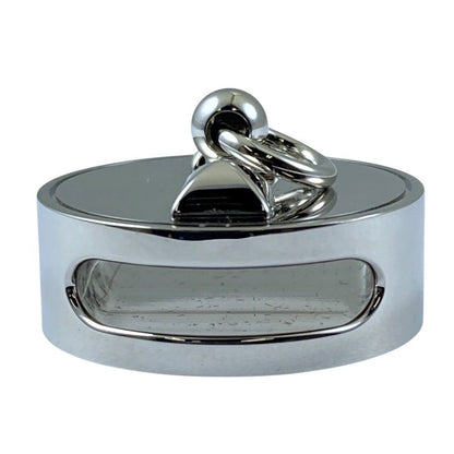 Hermes Medallion Collier de Chien Twilly Ring Scarf Metal Silver Accent — view 5