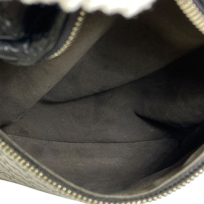 Gucci Guccissima Cross Belt Bag GG Logo Leather Black Mode Practical — view 8
