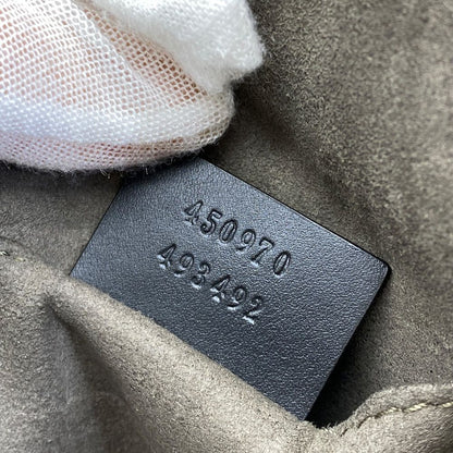 Gucci Guccissima Cross Belt Bag GG Logo Leather Black Mode Practical — view 9