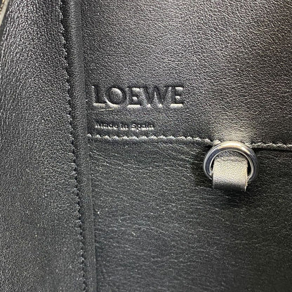 Loewe Hammock Bag Handbag Leather Suede Beige Black Feminine — view 9