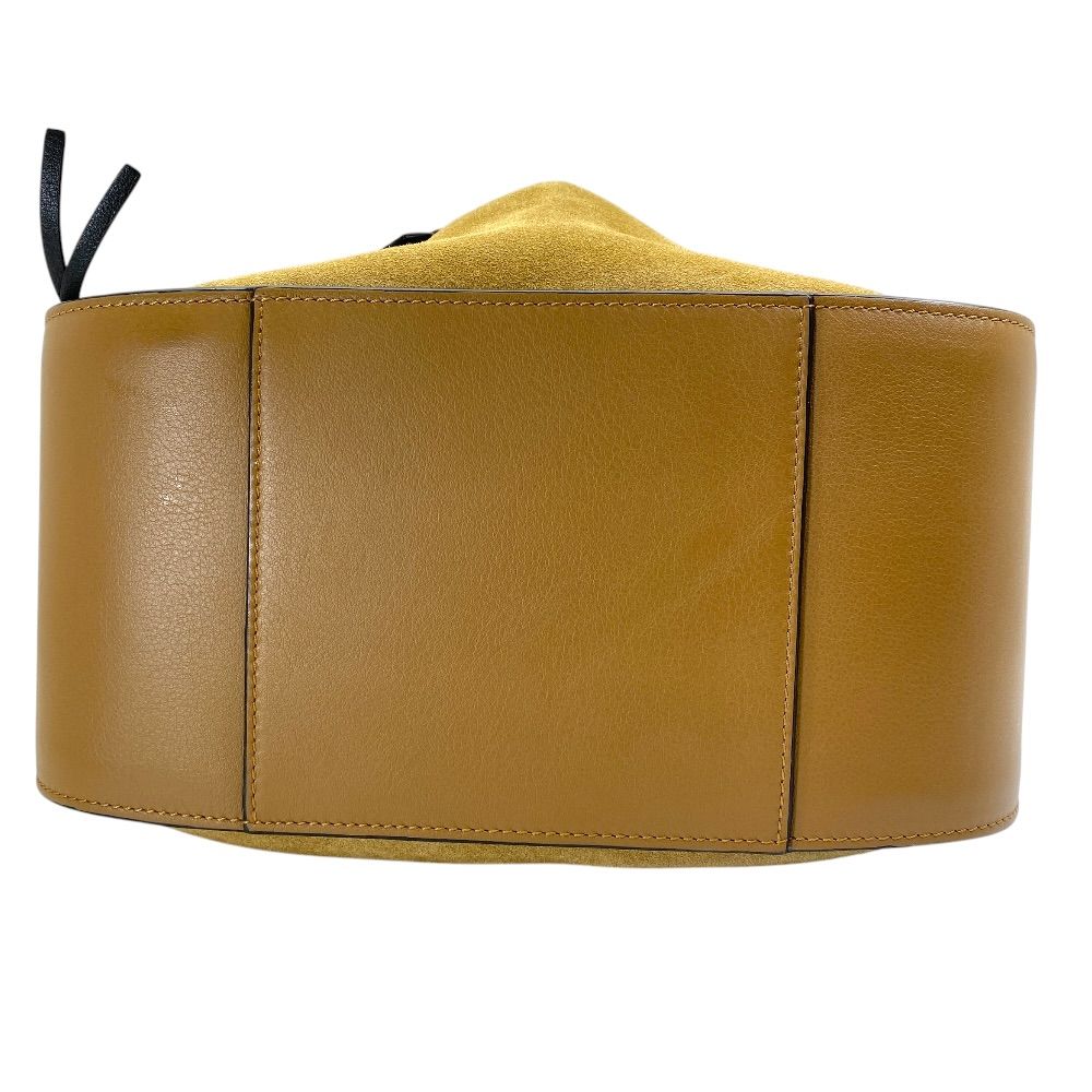 Loewe Hammock Bag Handbag Leather Suede Beige Black Feminine — view 7