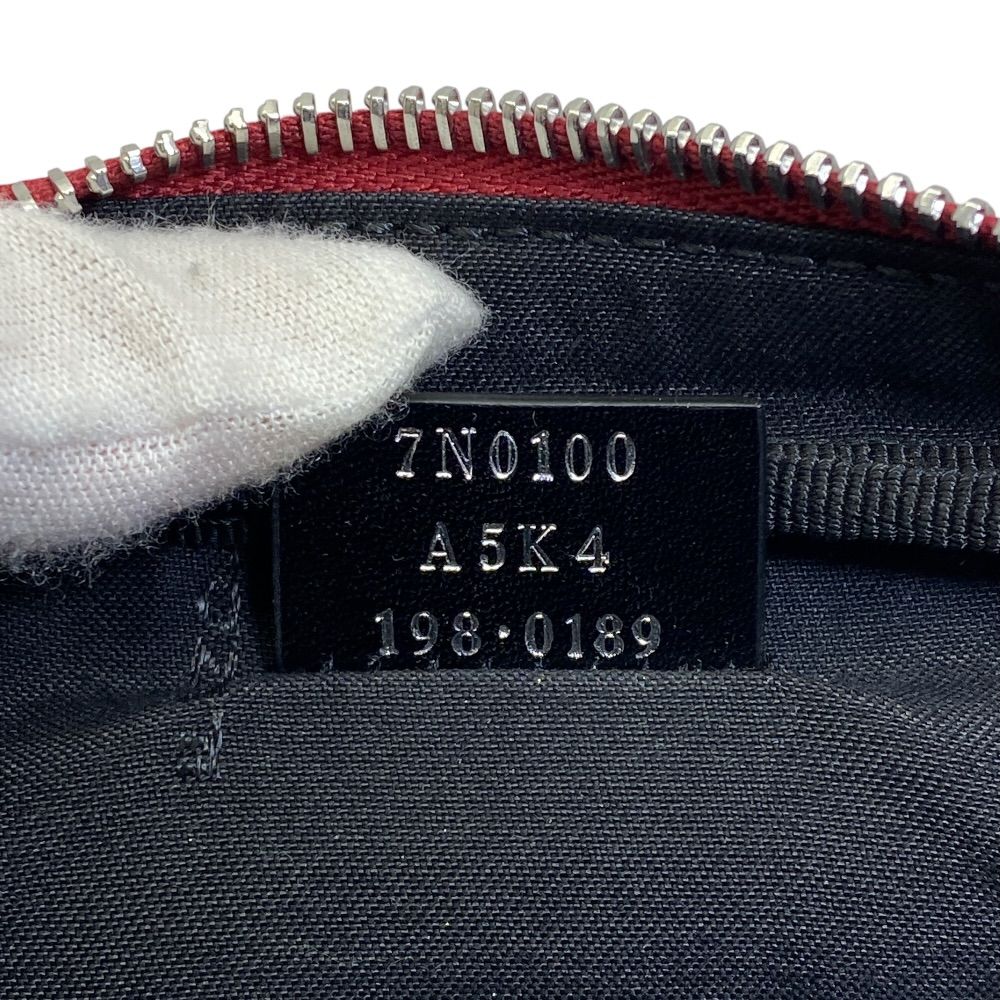 Fendi Camera Bag Clutch Pouch FF Logo Leather Zucca Pattern Red Second — view 9