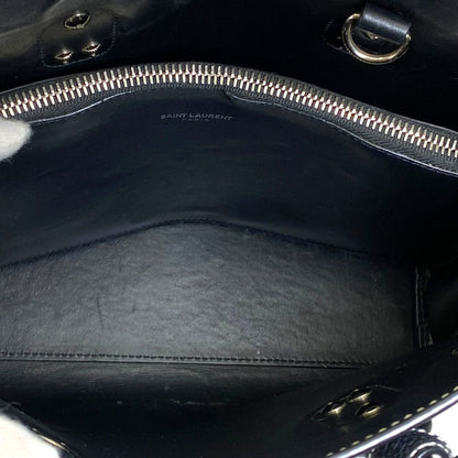 Saint Laurent Paris Sac de Jour Baby Sac Gray Leather Black 2-Way Shoulder — view 8